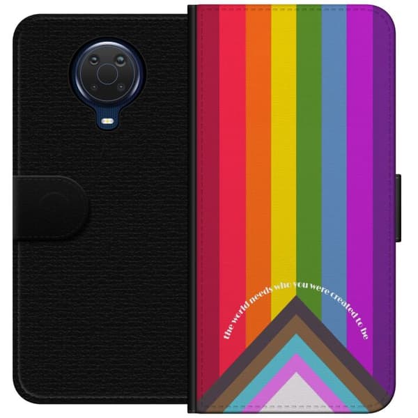 Kompatibelt Plånboksfodral till Nokia G20 Hej världen!