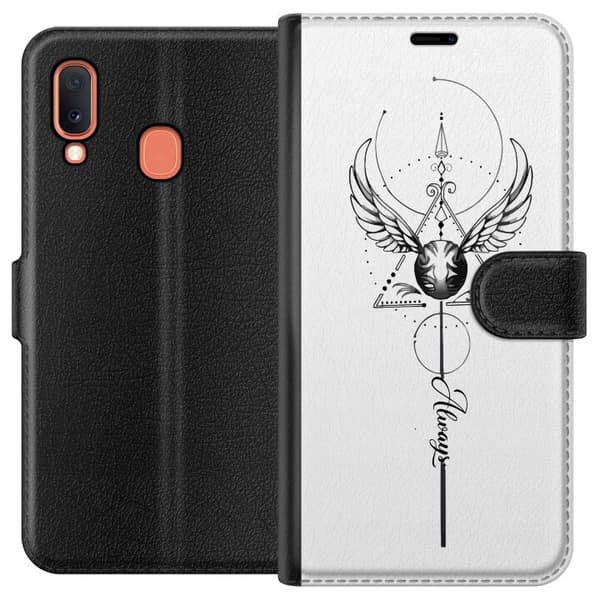 Kompatibelt Plånboksfodral till Samsung Galaxy A20e Harry Potter
