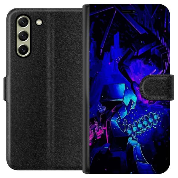 Yhteensopiva Lompakkokotelo Samsung Galaxy S21 FE 5G Minecraft