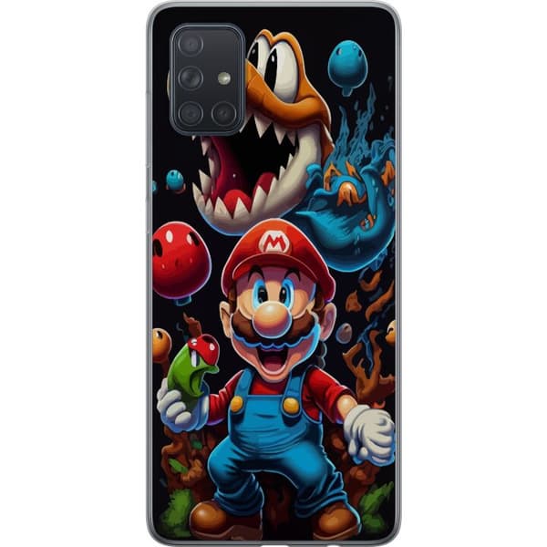 Kompatibelt Mobildeksel til Samsung Galaxy A71 Super Mario