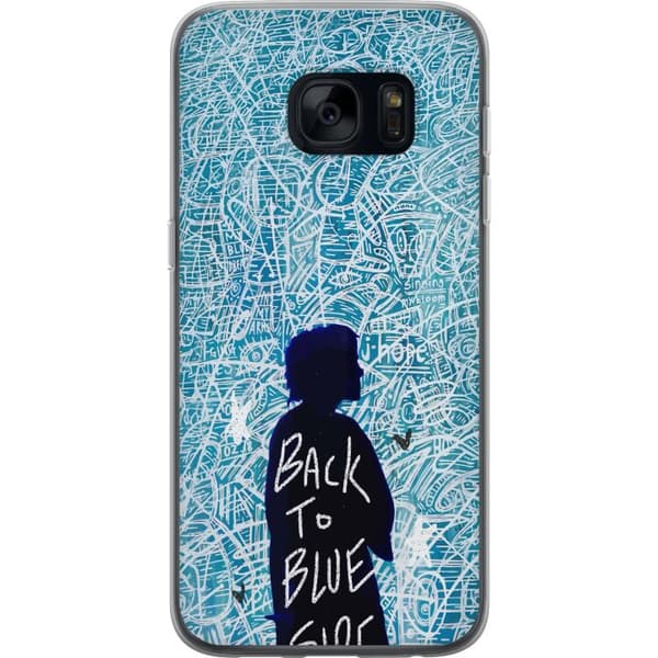Kompatibelt Mobildeksel til Samsung Galaxy S7 Back To Blue Side