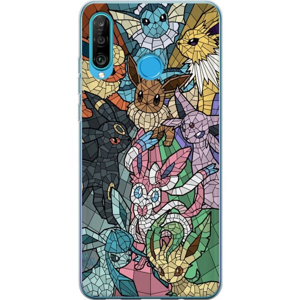 Kompatibelt Mobilskal till Huawei P30 lite Pokemon