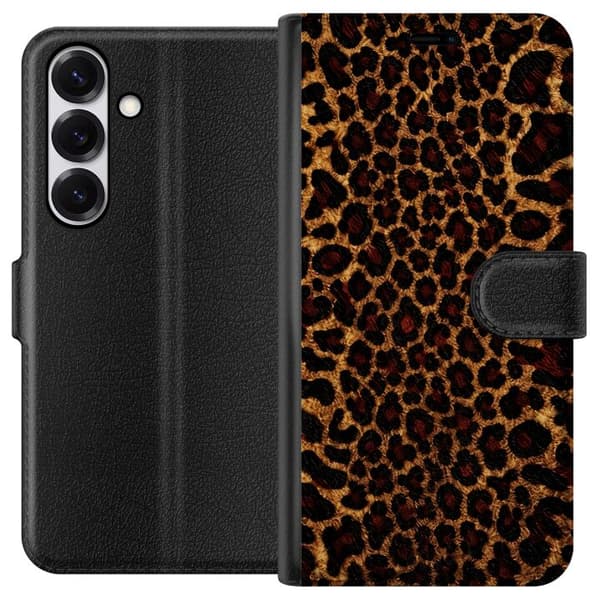 Kompatibel Tegnebogsetui til Samsung Galaxy S26 Leopardikon