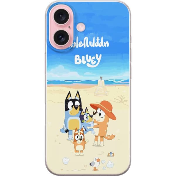 Kompatibelt Mobilskal till Apple iPhone 16 Bluey
