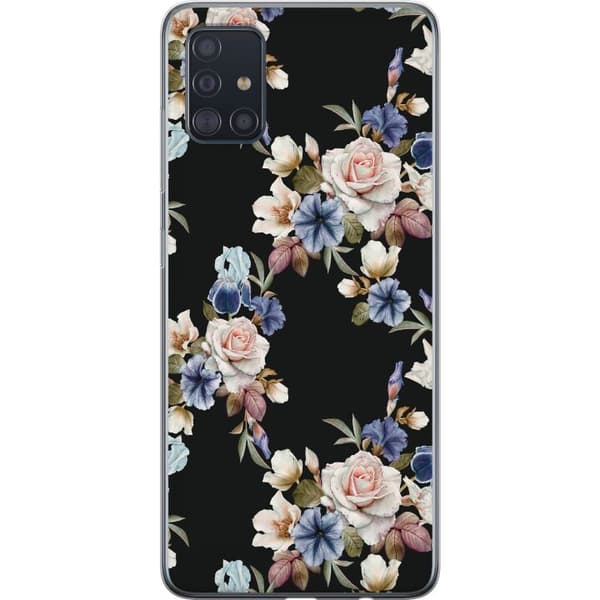 Kompatibelt Mobildeksel til Samsung Galaxy A51 Blomster