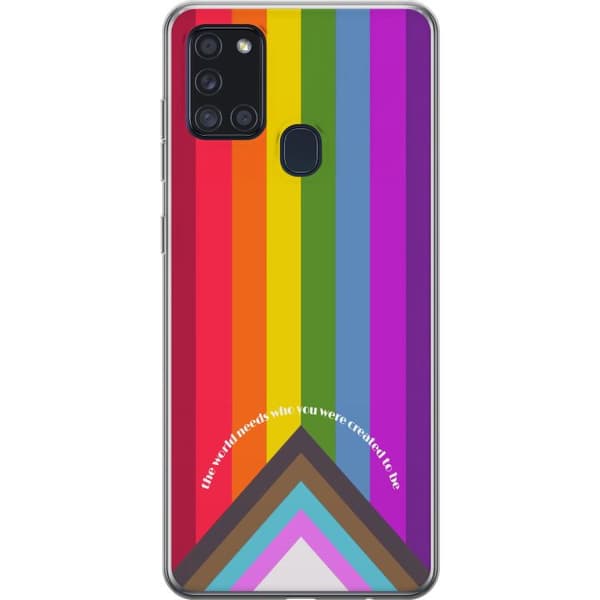 Kompatibelt Mobildeksel til Samsung Galaxy A21s Hei verden!