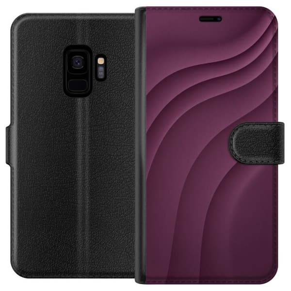 Kompatibelt Lommeboketui til Samsung Galaxy S9 Plommebevegelse
