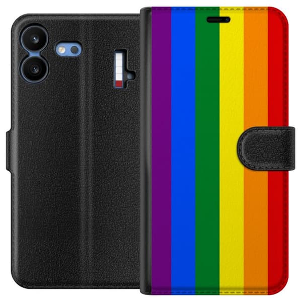 Kompatibelt Plånboksfodral till Nothing Phone 4b Pride Flagga