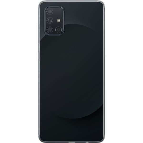 Kompatibelt Mobilskal till Samsung Galaxy A71 Svart Prick