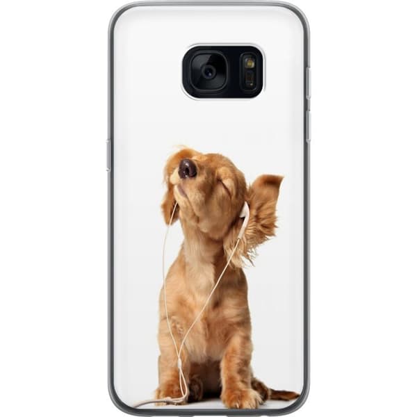 Kompatibelt Mobilskal till Samsung Galaxy S7 Hund