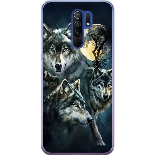 Kompatibelt Mobilskal till Xiaomi Redmi 9 Wolf / Varg