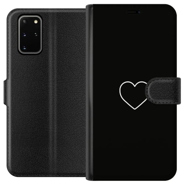Kompatibelt Plånboksfodral till Samsung Galaxy S20+ Hjärta