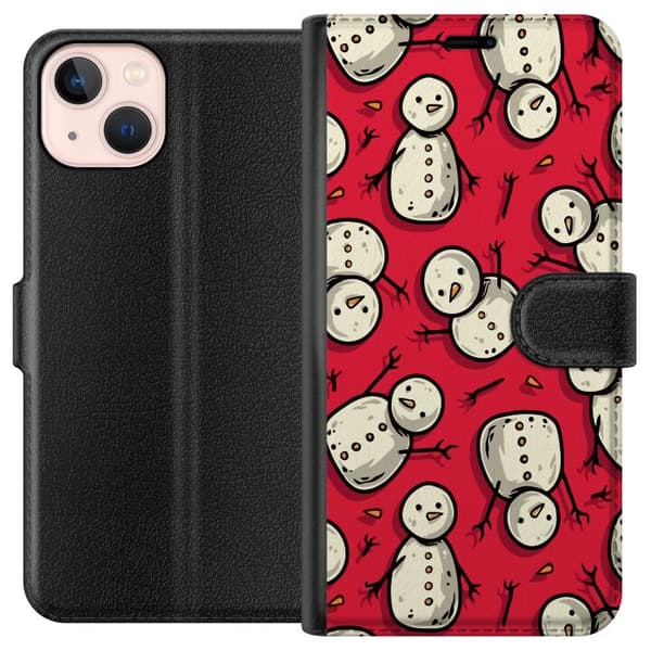 Kompatibelt Plånboksfodral till Apple iPhone 13 mini God Jul