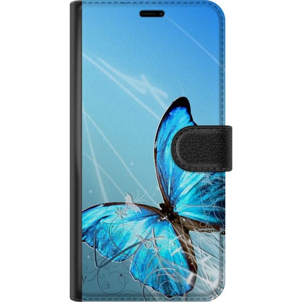 Kompatibel Tegnebogsetui til Samsung Galaxy A54 Sommerfugl