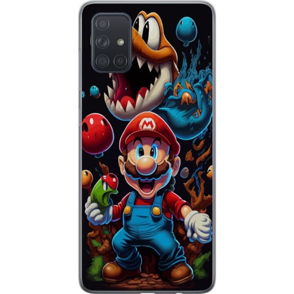 Kompatibelt Mobildeksel til Samsung Galaxy A71 Mario og venner
