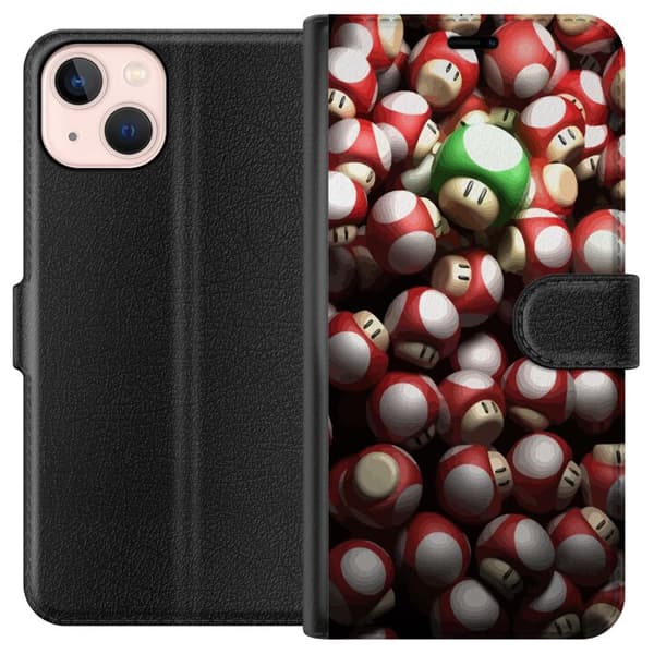 Kompatibelt Plånboksfodral till Apple iPhone 13 mini Super Mario Bros