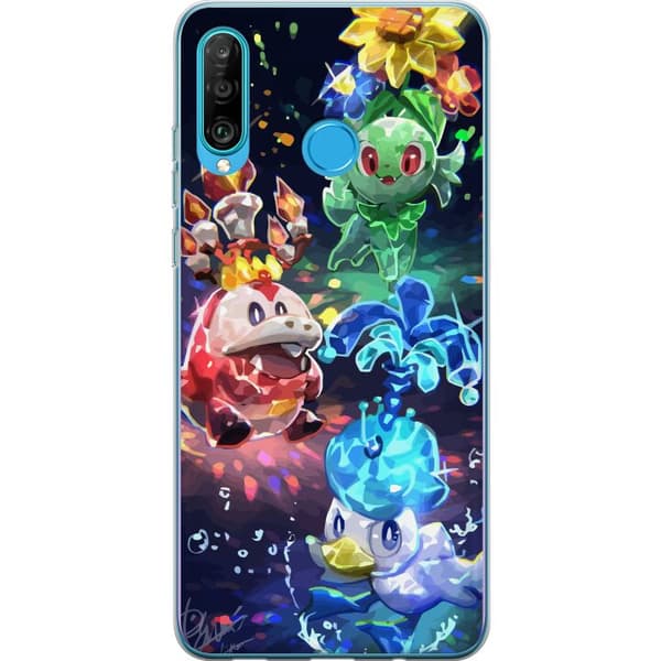 Kompatibelt Mobilskal till Huawei P30 lite Pokémon