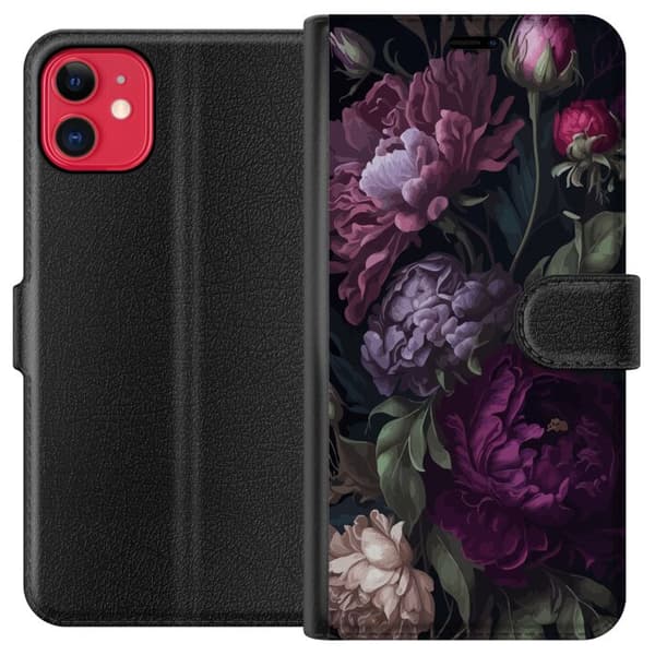 Kompatibelt Plånboksfodral till Apple iPhone 11 Blommor