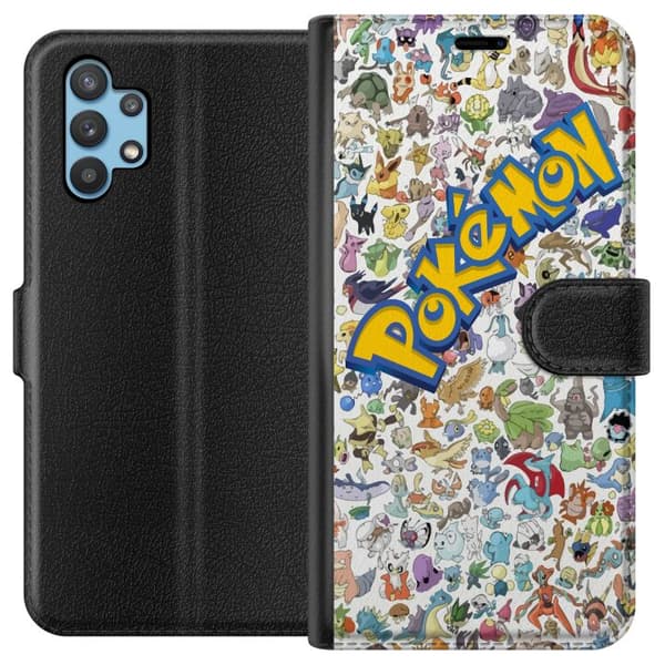 Kompatibelt Plånboksfodral till Samsung Galaxy A32 5G Pokemon