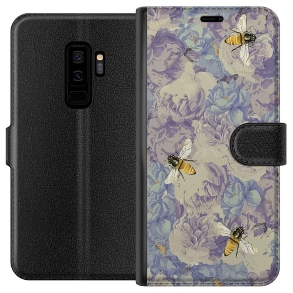 Kompatibelt Lommeboketui til Samsung Galaxy S9+ Blomster