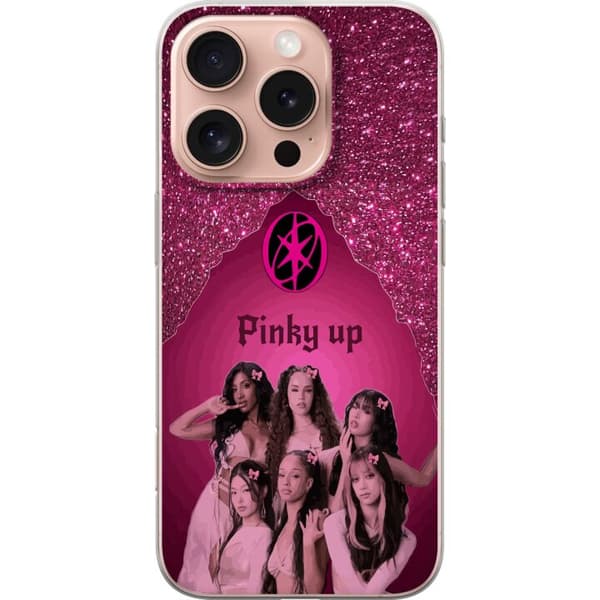 Kompatibelt Mobildeksel til Apple iPhone 16 Pro KATSEYE Pinky Up