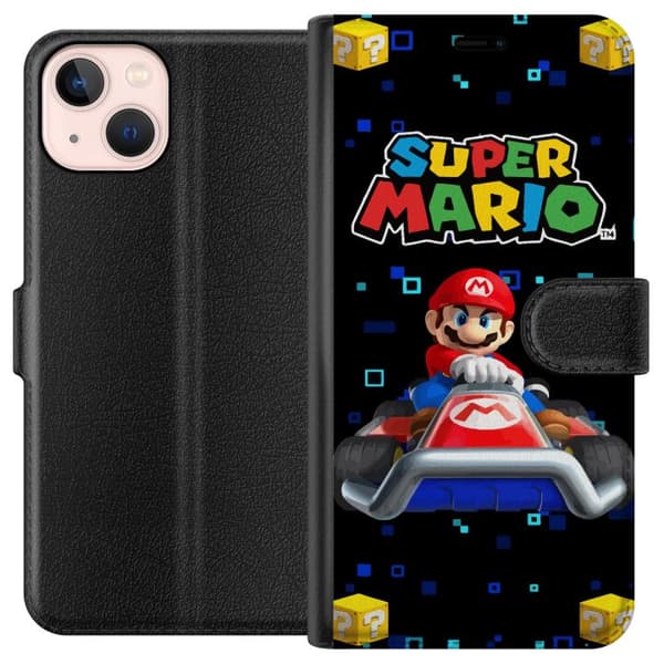 Kompatibelt Plånboksfodral till Apple iPhone 13 mini Super Mario Wonder