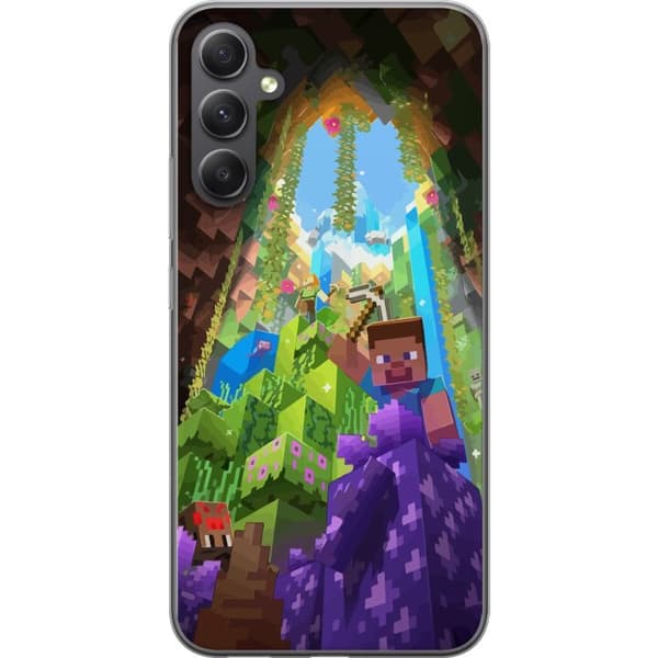 Kompatibelt Mobildeksel til Samsung Galaxy A35 Minecraft
