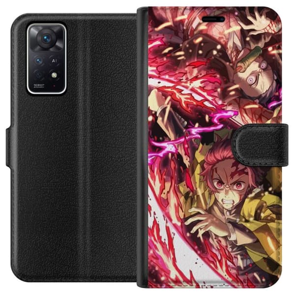 Kompatibelt Plånboksfodral till Xiaomi Redmi Note 11 Pro 5G Demon Slayer