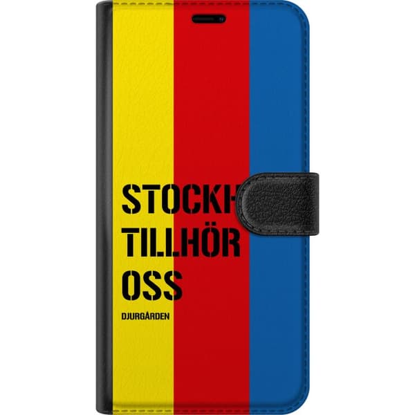Kompatibel Tegnebogsetui til Google Pixel 9 Pro Grafisk design med stribet baggrund og moderne sort tekstdesign