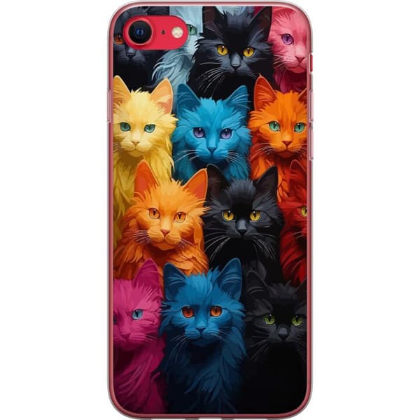 Kompatibelt Mobildeksel til Apple iPhone SE (2022) Katter