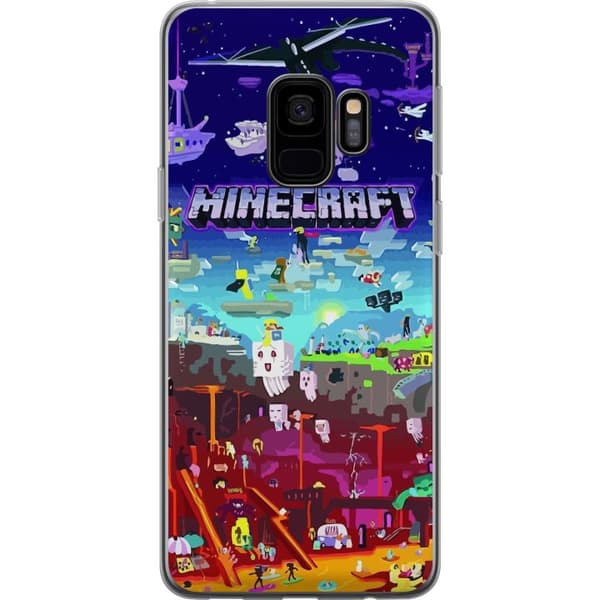Kompatibelt Mobildeksel til Samsung Galaxy S9 MineCraft