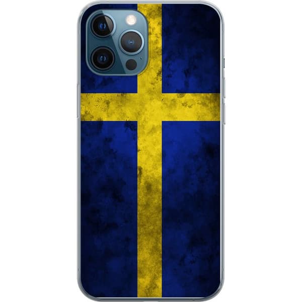Kompatibelt Mobilskal till Apple iPhone 12 Pro Sverige Flagga