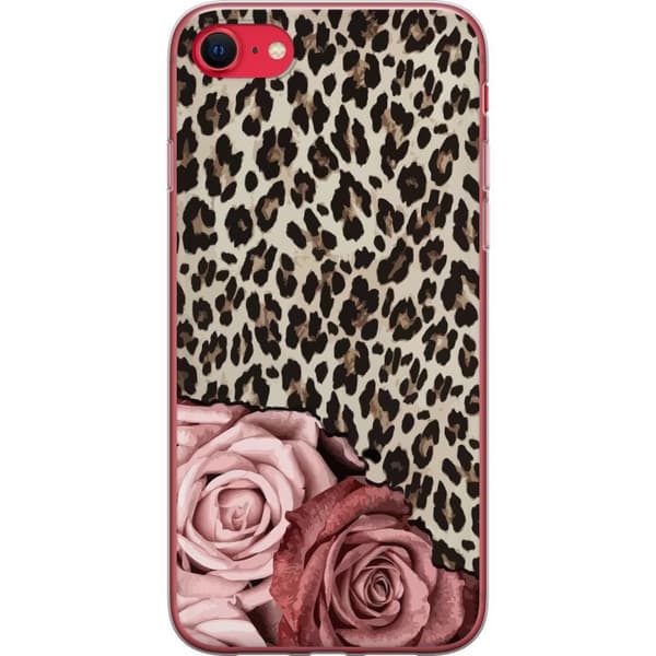 Kompatibelt Mobildeksel til Apple iPhone SE (2022) Leopards Rose