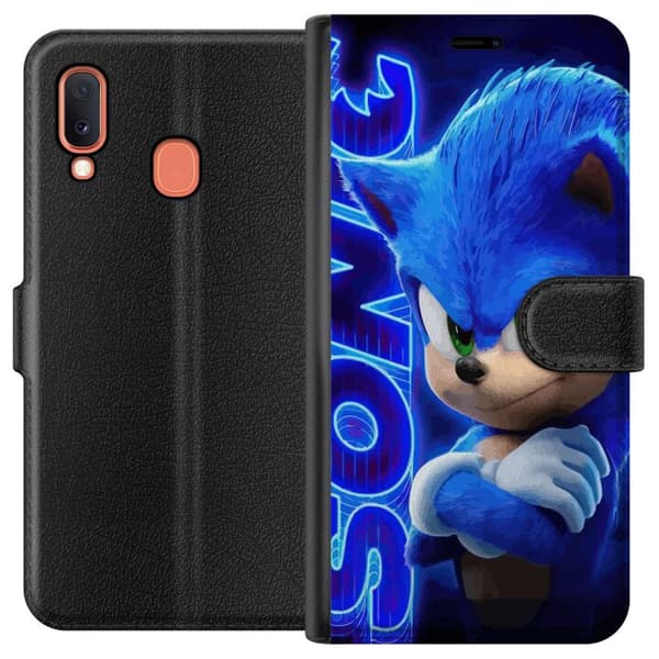 Kompatibelt Plånboksfodral till Samsung Galaxy A20e Sonic