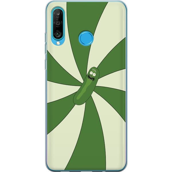 Kompatibelt Mobilskal till Huawei P30 lite Pickle Rick
