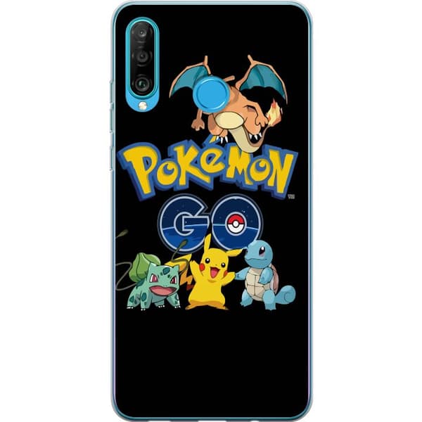 Kompatibelt Mobilskal till Huawei P30 lite Pokemon