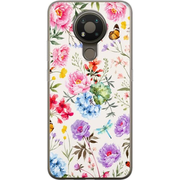 Kompatibelt Mobildeksel til Nokia 3.4 Blomsterselskapet