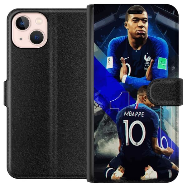 Kompatibelt Plånboksfodral till Apple iPhone 13 mini Kylian Mbappé