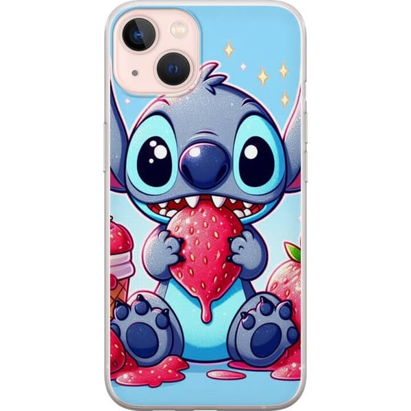 Kompatibelt Mobildeksel til Apple iPhone 13 mini  Stitch jordbær