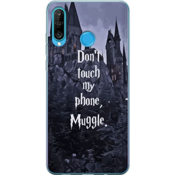 Kompatibelt Mobilskal till Huawei P30 lite Harry Potter Text