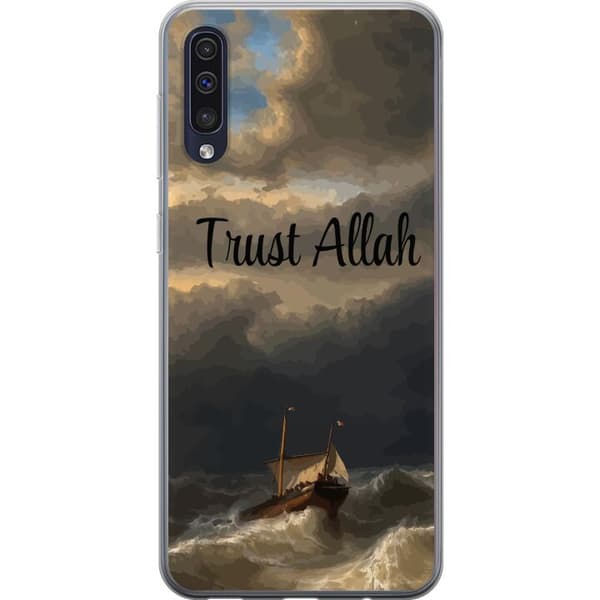 Kompatibelt Mobildeksel til Samsung Galaxy A50 Trust Allah över stormigt hav