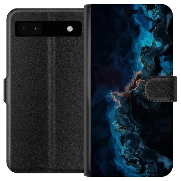 Kompatibelt Plånboksfodral till Google Pixel 6a Galaxy Marmor