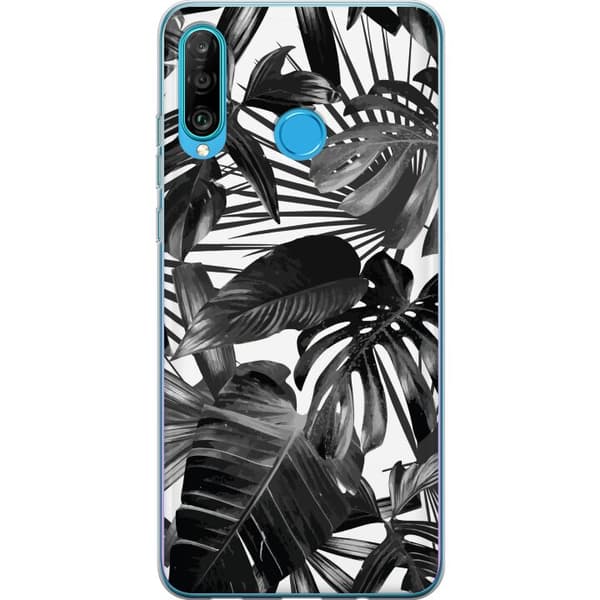 Kompatibelt Mobilskal till Huawei P30 lite Löv