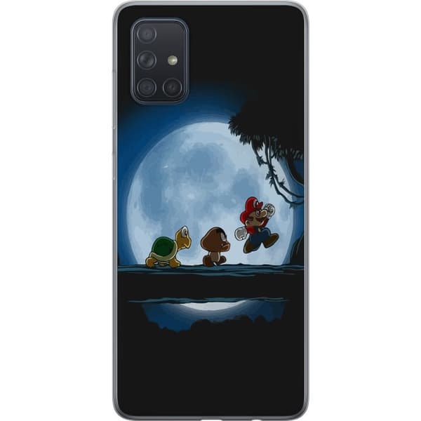 Kompatibelt Mobilskal till Samsung Galaxy A71 Super Mario