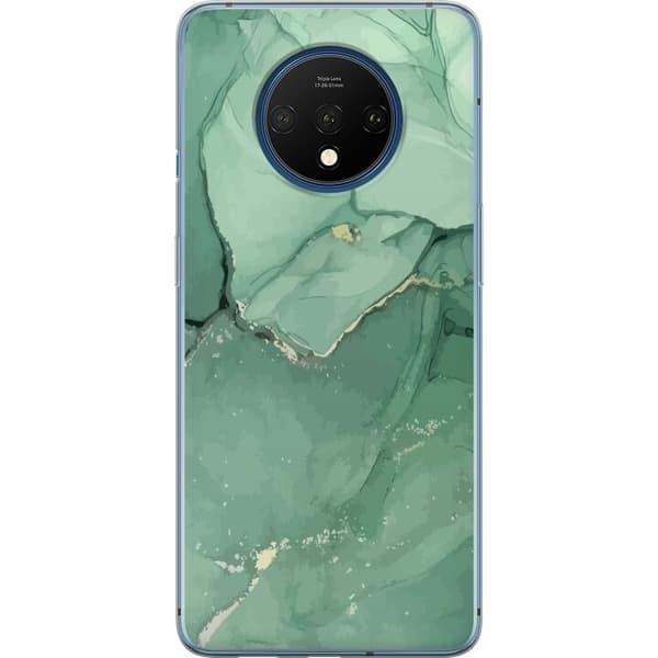 Kompatibelt Mobildeksel til OnePlus 7T Grønn marmor