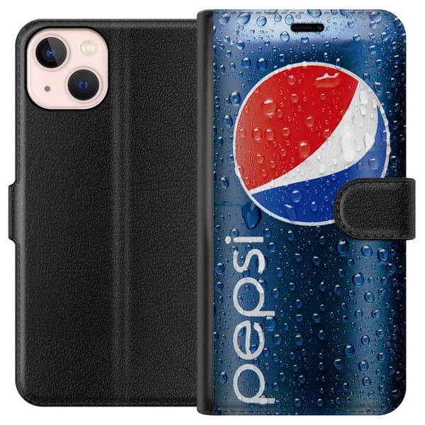 Kompatibelt Plånboksfodral till Apple iPhone 13 mini Pepsi Can