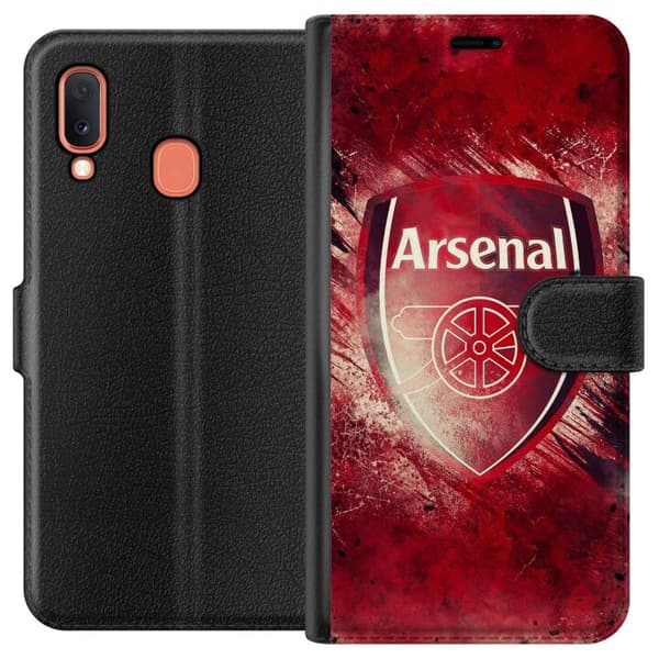 Kompatibelt Lommeboketui til Samsung Galaxy A20e Arsenal