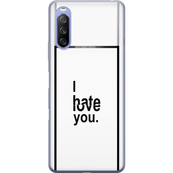 Kompatibelt Mobildeksel til Sony Xperia 10 III Lite I Hate Love You