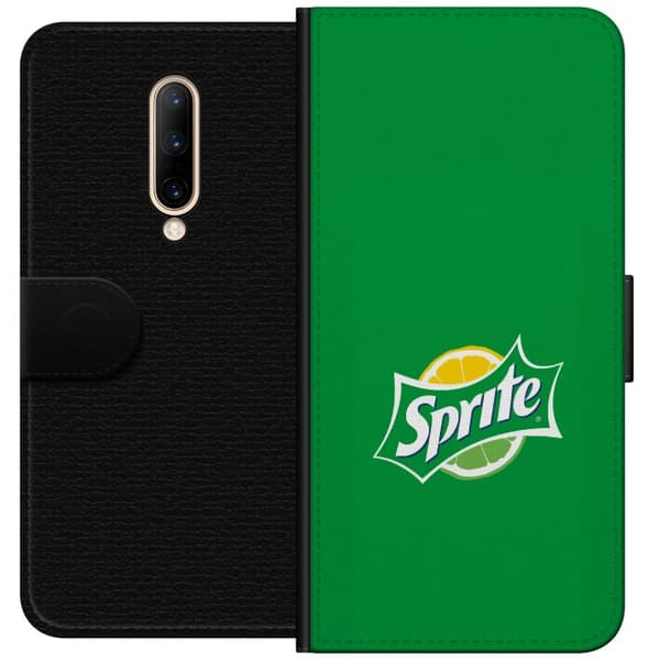 Kompatibel Tegnebogsetui til OnePlus 7 Pro Grøn drik-inspireret citrondesign