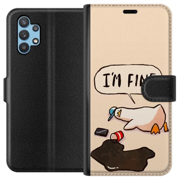 Kompatibelt Plånboksfodral till Samsung Galaxy A32 5G Full Anka